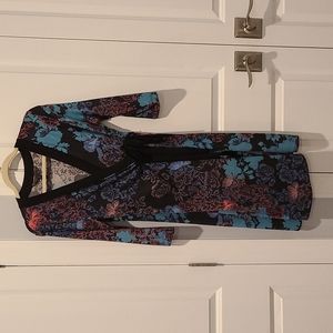 Bcbg maternity wrap dress